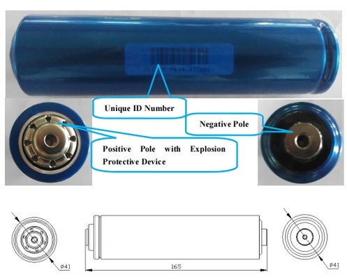 Haedway Cylindrical 40152S 3.2V 17Ah Lifepo4 Rechargeable Battery Cells Electric Scooter Battery Electric Lithium Ion Batteries